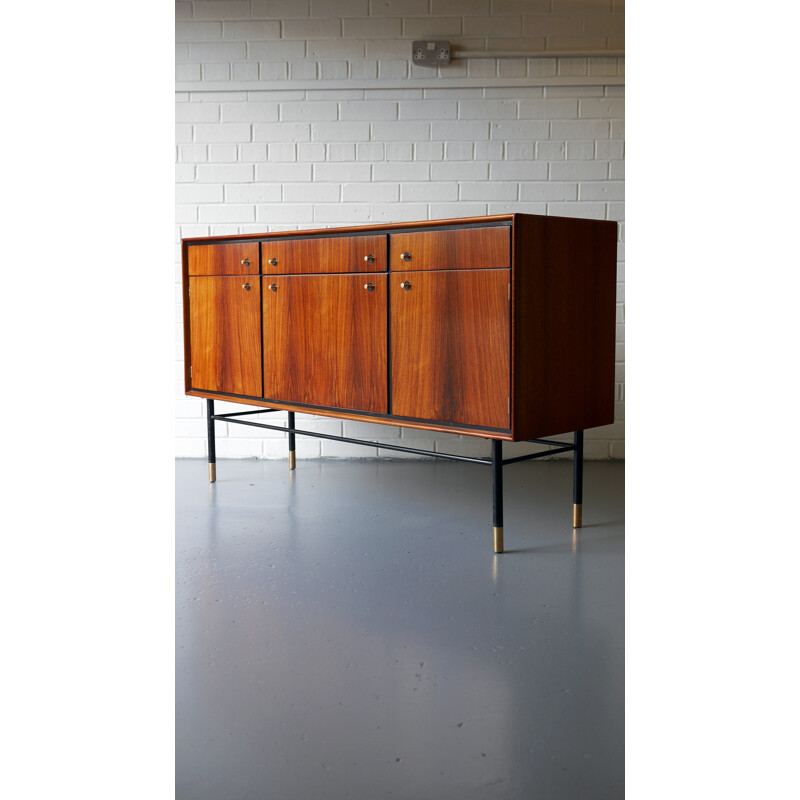Rosewood and mahogany sideboard produced by Heals - 1950s