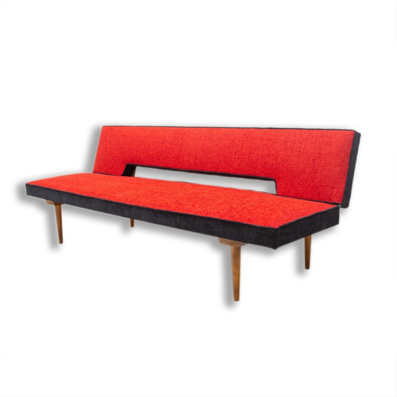 Vintage folding daybed by Miroslav Navrátil, Czechoslovakia 1960