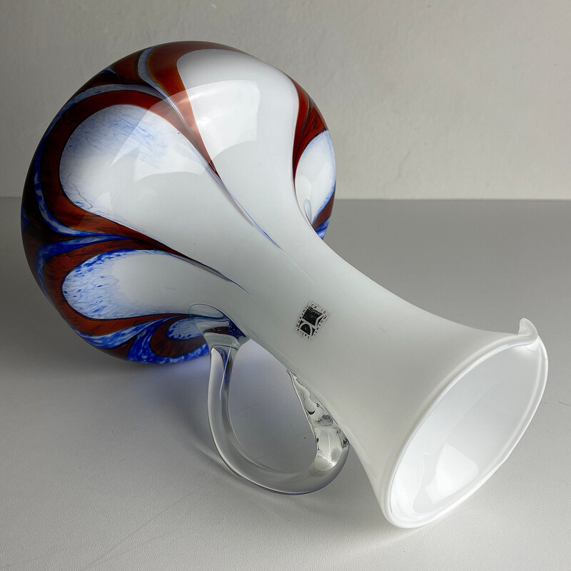 Vintage Murano glass pitcher by Carlo Moretti, Italy 1970s