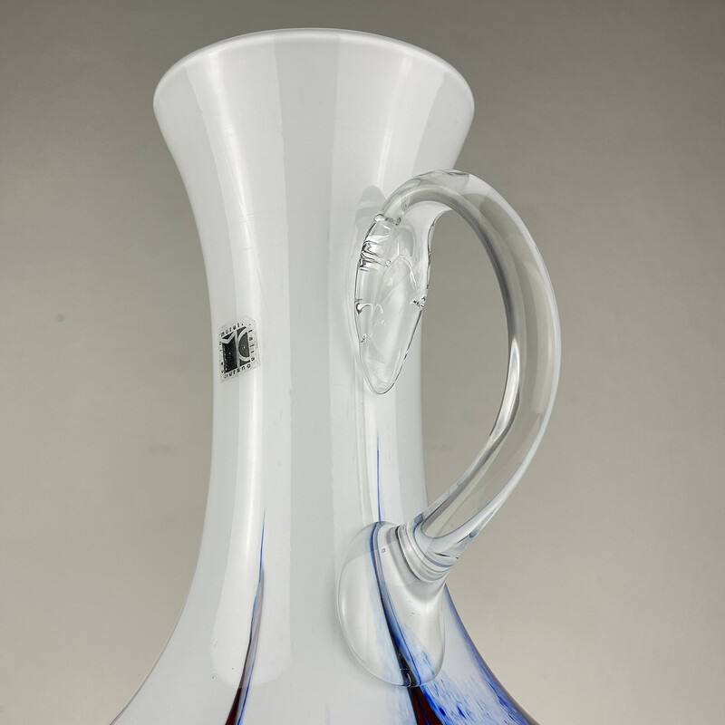 Vintage Murano glas kruik van Carlo Moretti, Italië 1970