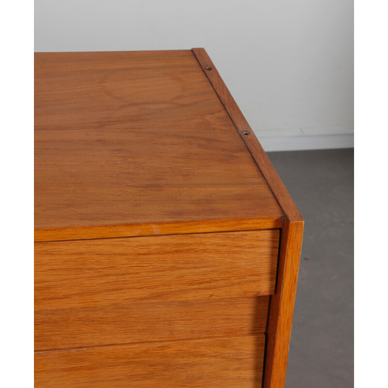 Vintage U-458 oak chest of drawers by Jiri Jiroutek for Interier Praha, 1960s