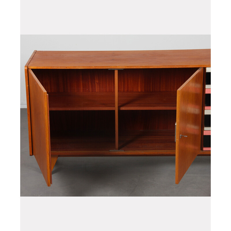 Vintage U-460 oak sideboard by Jiri Jiroutek for Interier Praha, Czech Republic 1960s