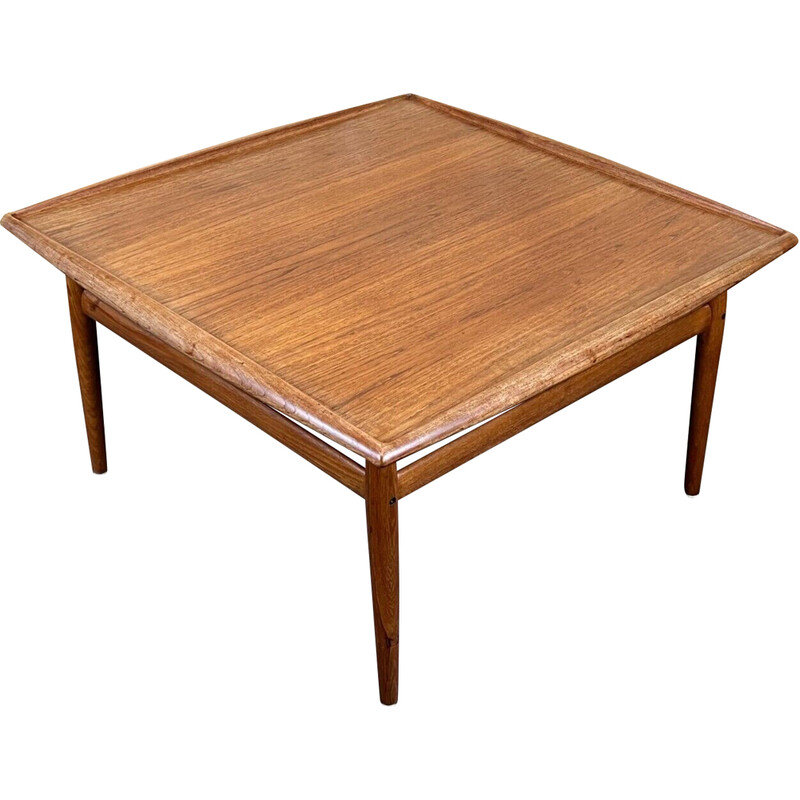 Table basse vintage en teck par Grete Jalk pour Glostrup, 1960-1970