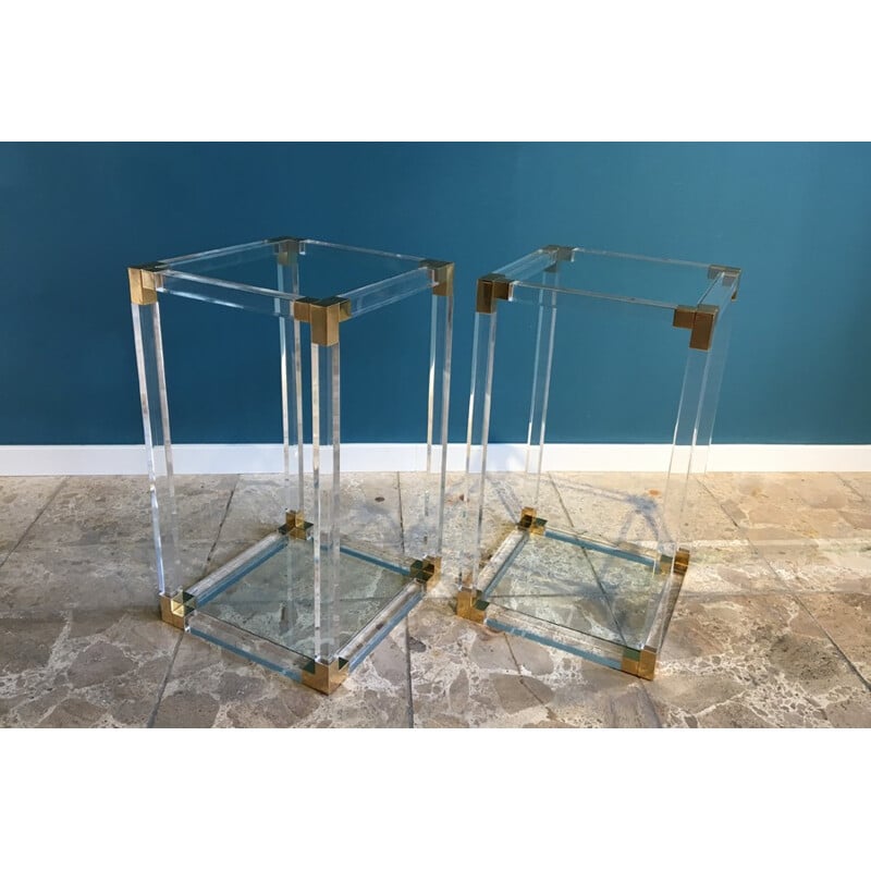 Pair of Midcentury Side Tables - 1970s