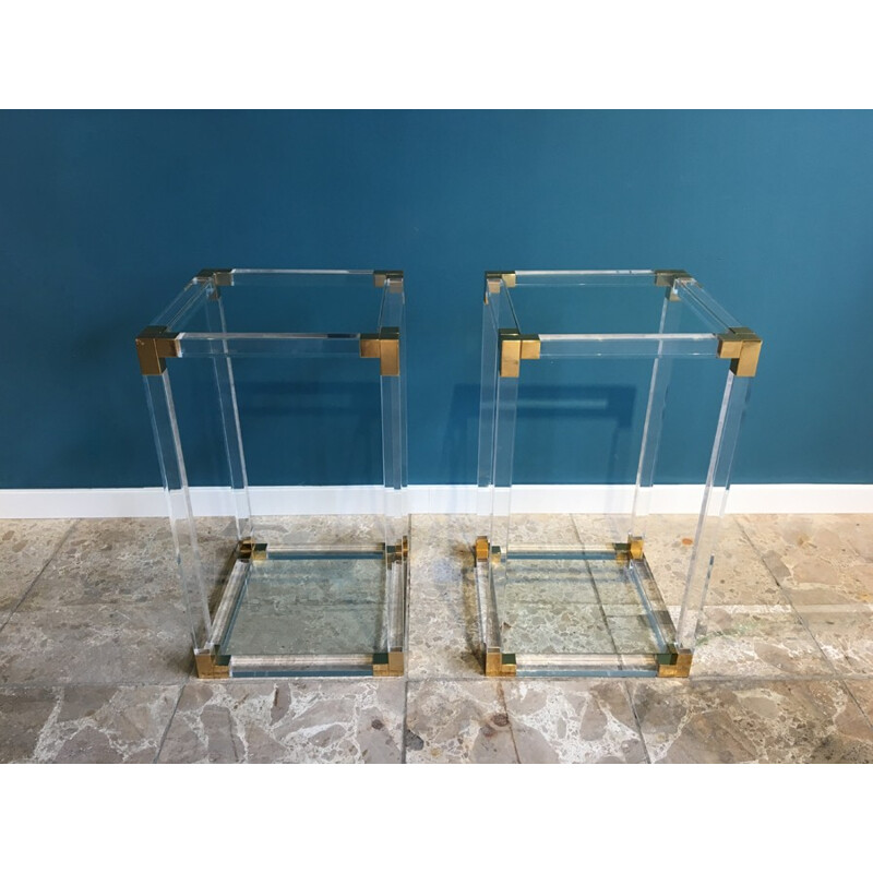 Pair of Midcentury Side Tables - 1970s