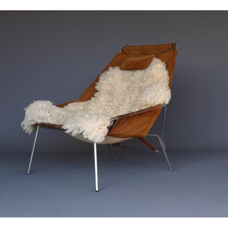 Mid-century Danish J361 armchair by Erik Ole Jørgensen for Bovirke, 1950s
