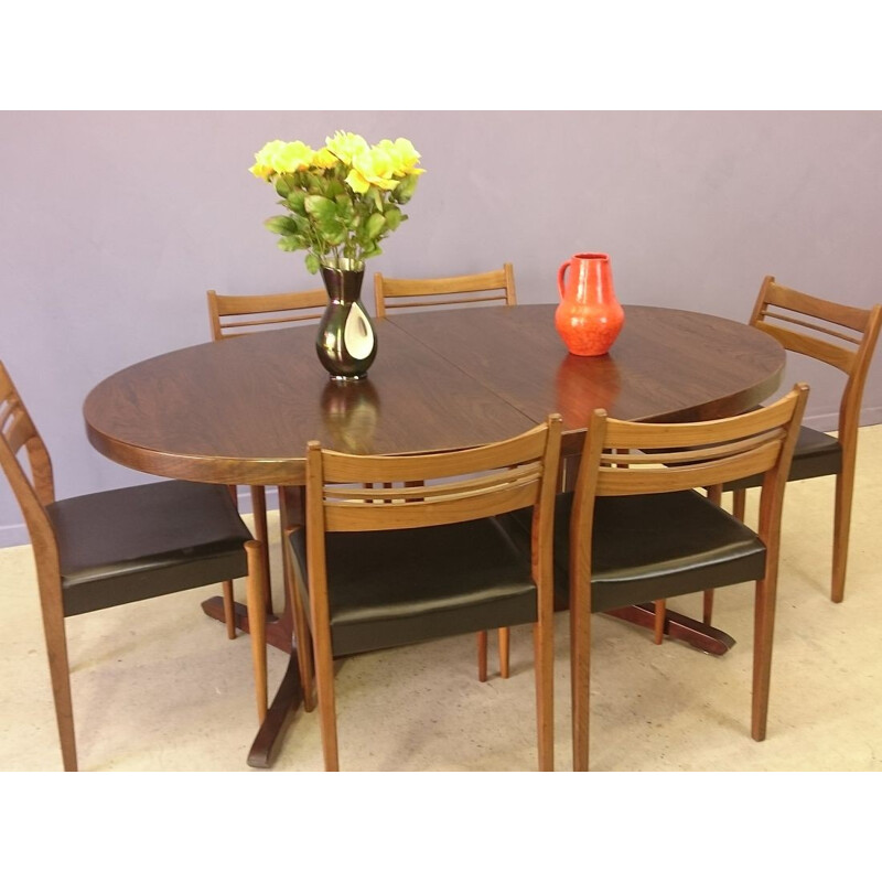 Rosewood scandinavian table - 1950s