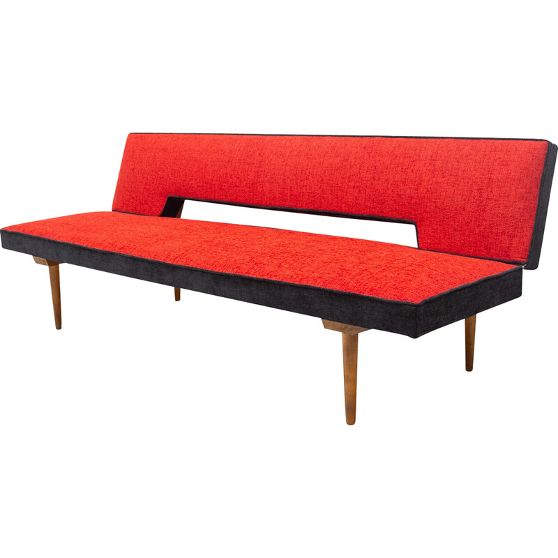 Vintage folding daybed by Miroslav Navrátil, Czechoslovakia 1960