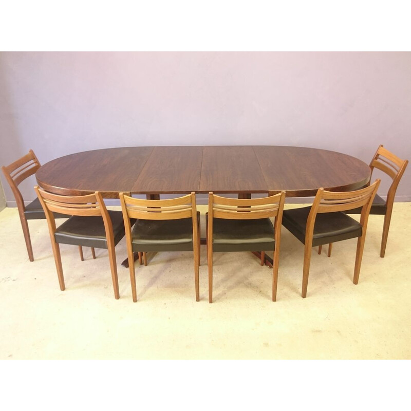 Rosewood scandinavian table - 1950s