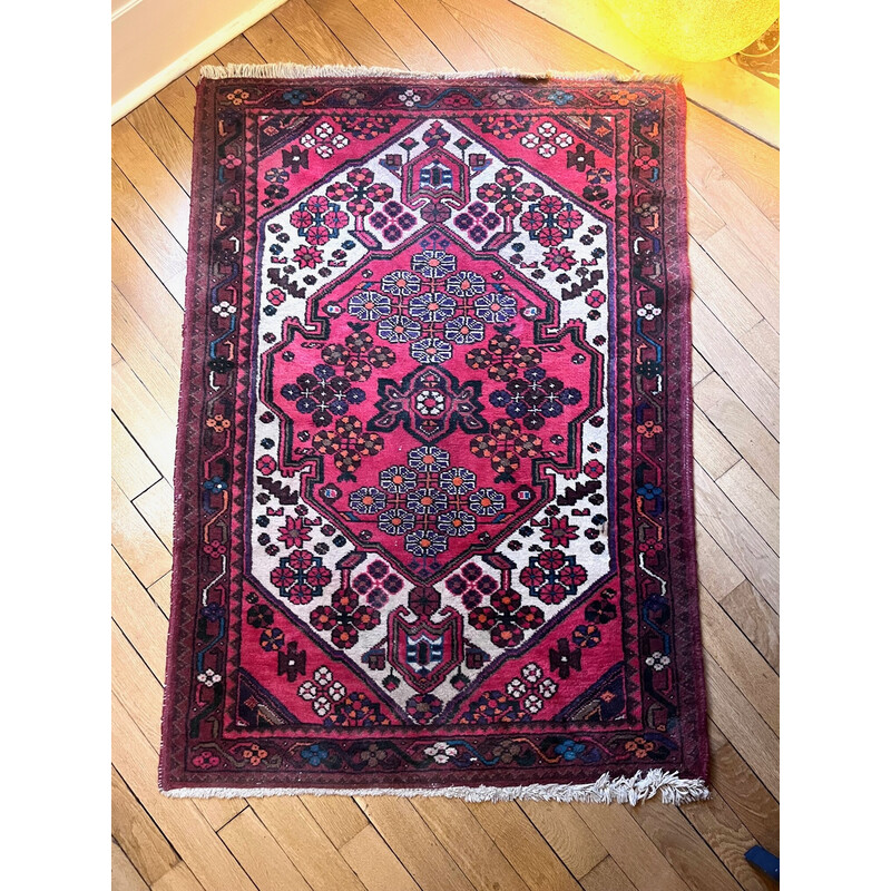 Vintage Persian wool rug, 1970s