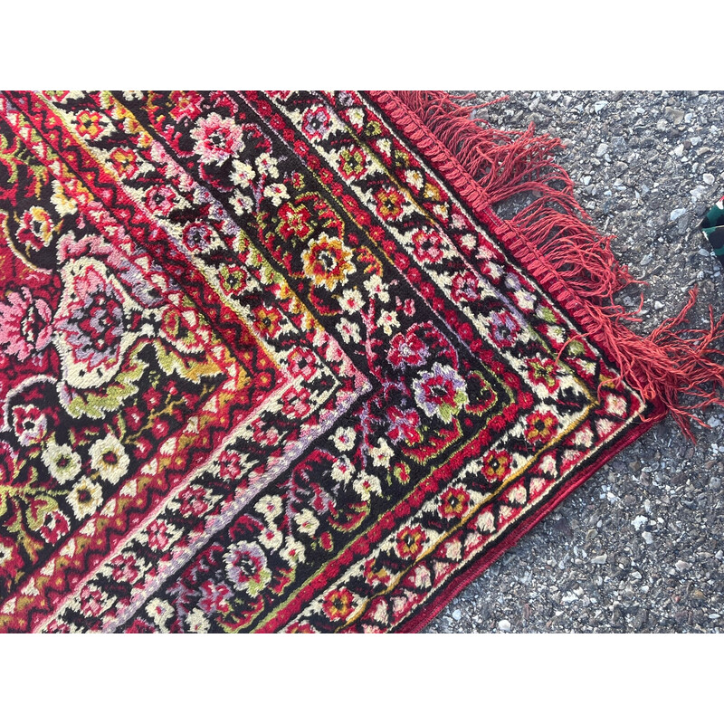 Vintage-Teppich mit Blumendekor