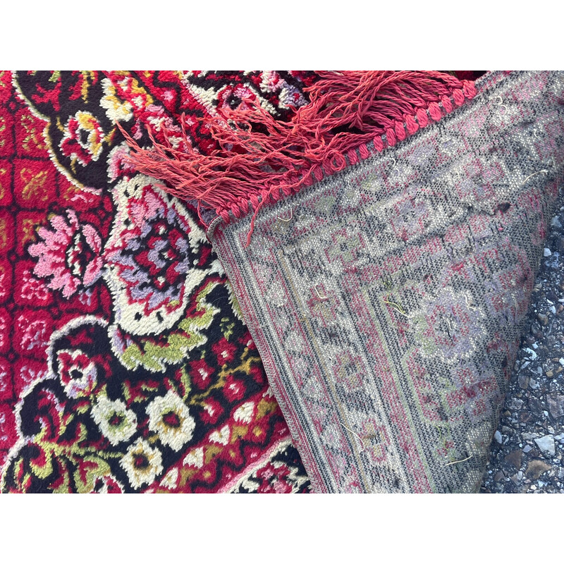 Vintage-Teppich mit Blumendekor