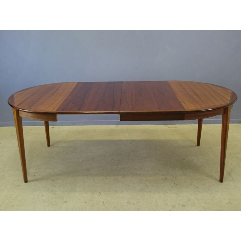 Scandinavian table made or rosewood - 1950s
