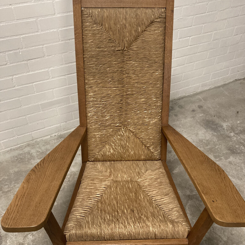 Chaise à bascule vintage Worpswede par Willi Ohler