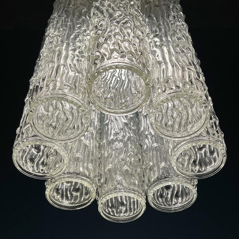 Vintage Murano glass chandelier by Toni Zuccheri for Venini & Co, Italy 1960s