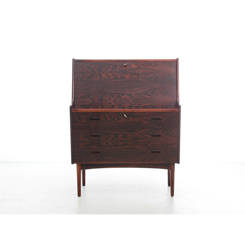 Scandinavian vintage secretary in Rio rosewood by Arne Wahl Iversen