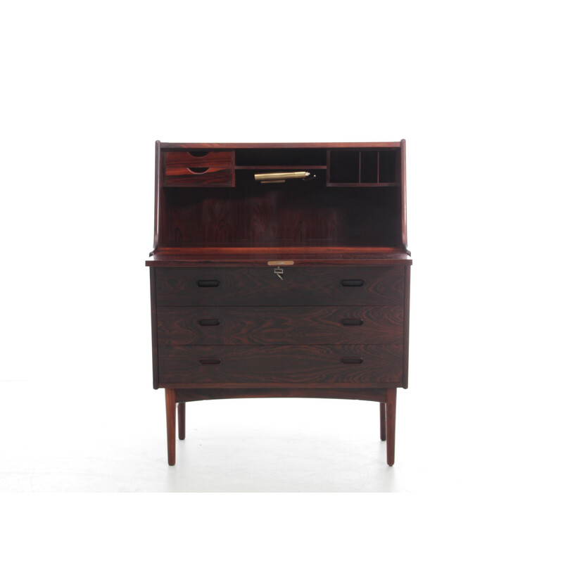 Scandinavian vintage secretary in Rio rosewood by Arne Wahl Iversen