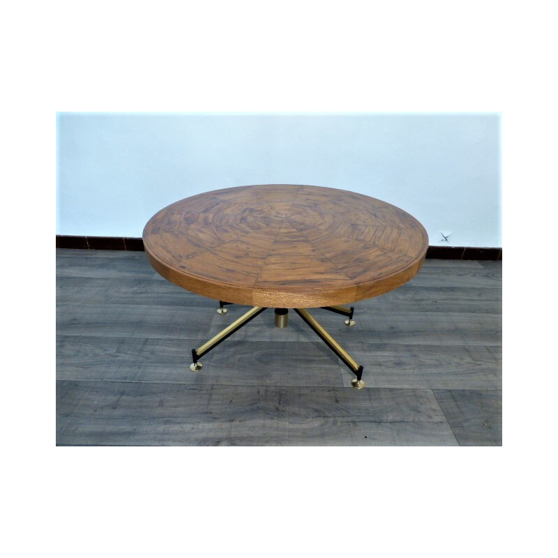 Vintage wooden coffee table - 1960s
