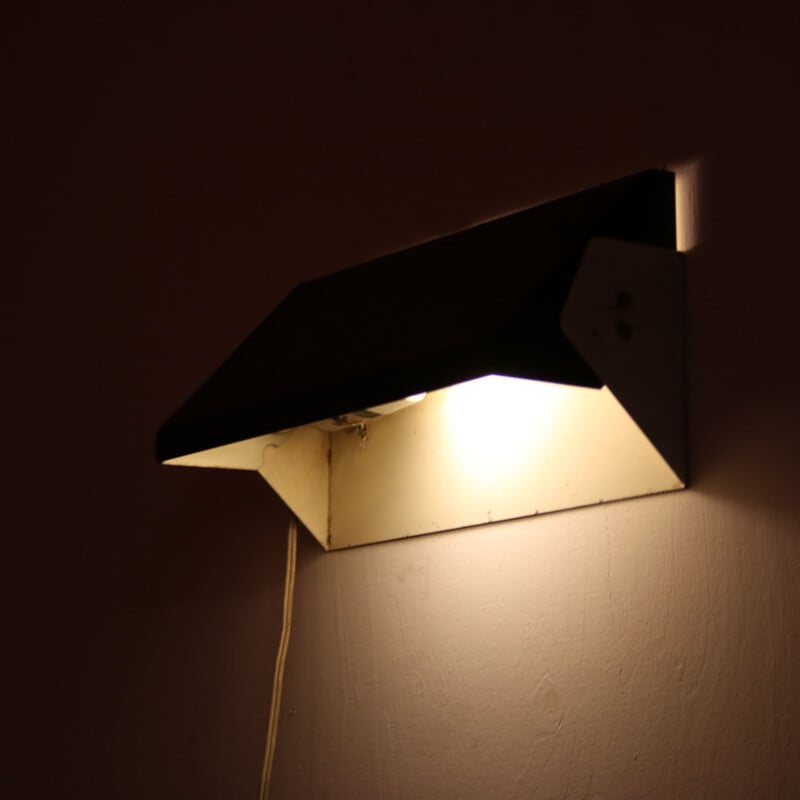 Vintage wandlamp van Hoogervorst voor Anvia, Nederland 1970