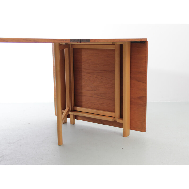 Scandinavian vintage table Maria model in teak by Bruno Mathsson, 1960