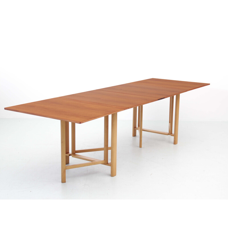 Scandinavian vintage table Maria model in teak by Bruno Mathsson, 1960