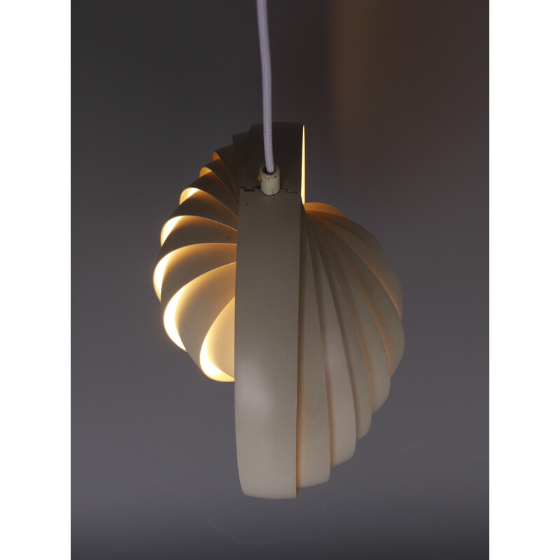 Suspension vintage "Moon" en aluminium par Verner Panton pour Louis Poulsen, 1960