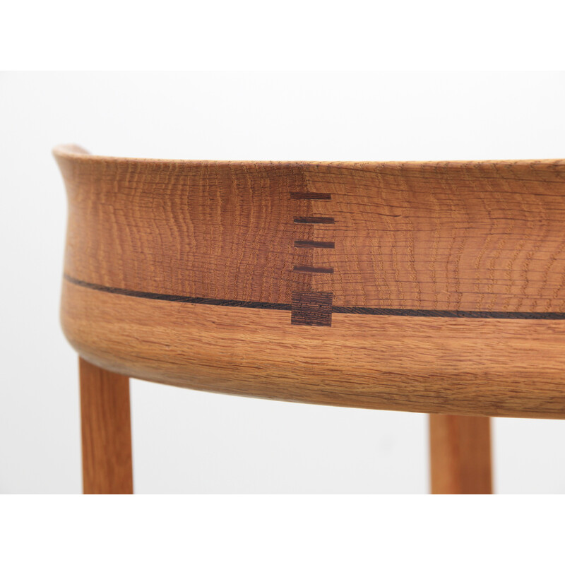 Poltrona scandinava vintage "Captain" di Hans Wegner per Pp Møbler, 1970