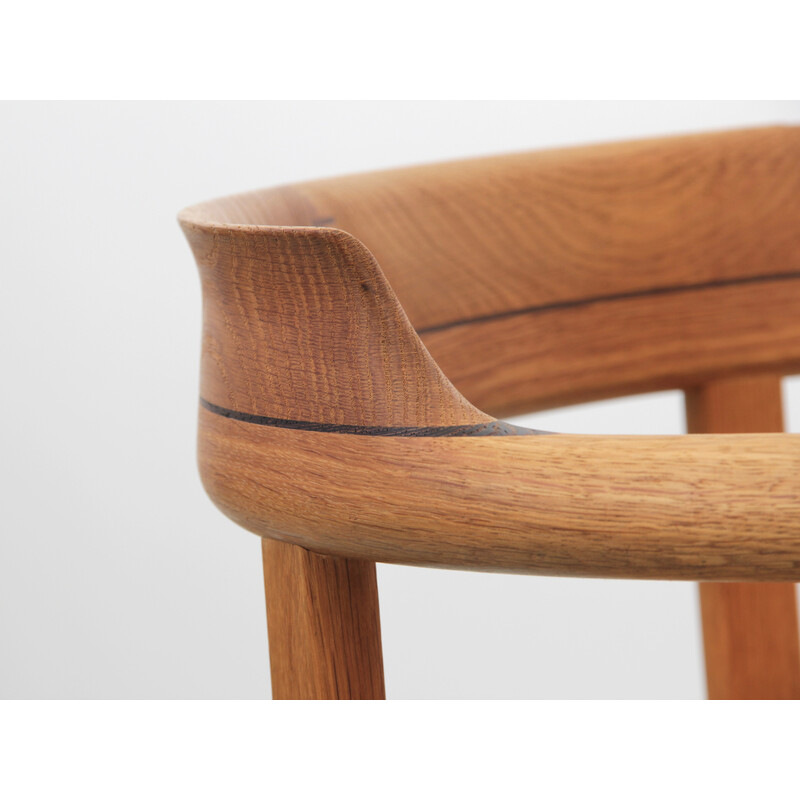 Poltrona scandinava vintage "Captain" di Hans Wegner per Pp Møbler, 1970