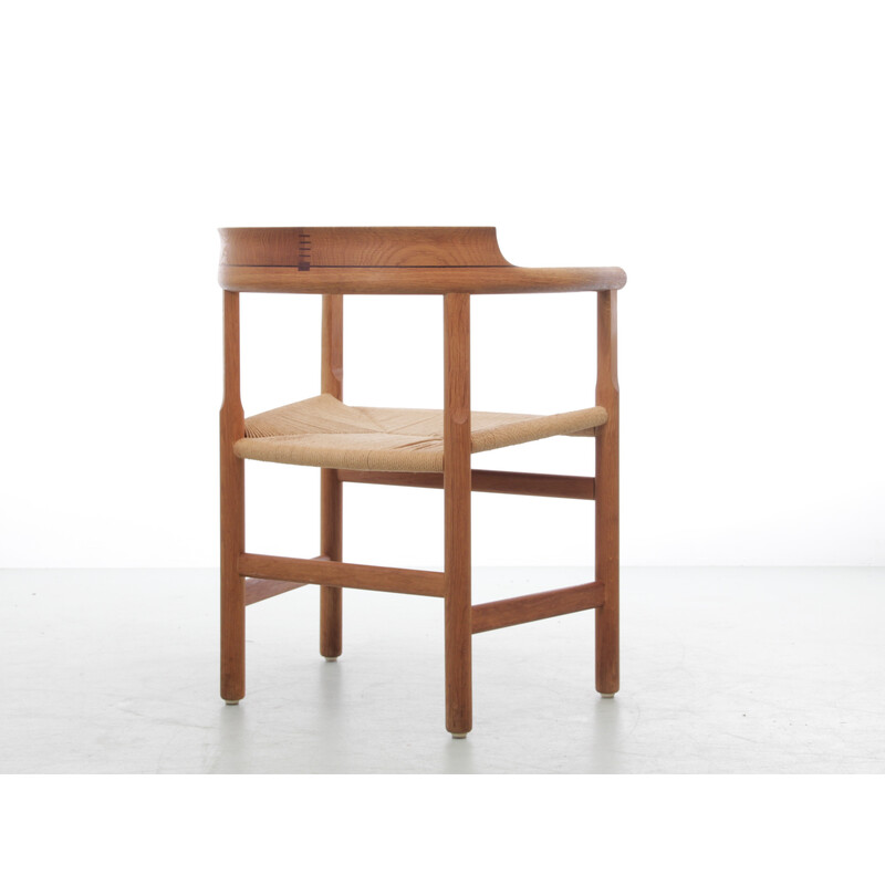 Vintage scandinavian armchair "Captain" by Hans Wegner for Pp Møbler, 1970s