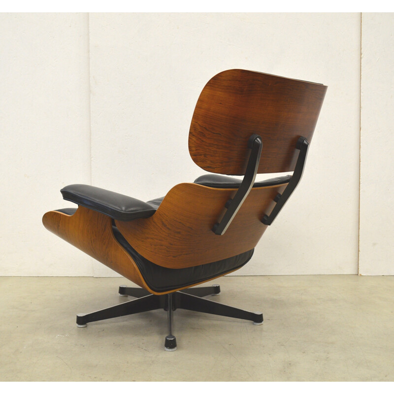 Rosewood Herman Miller Eames Lounge Chair & Ottoman, Eames - 1970s