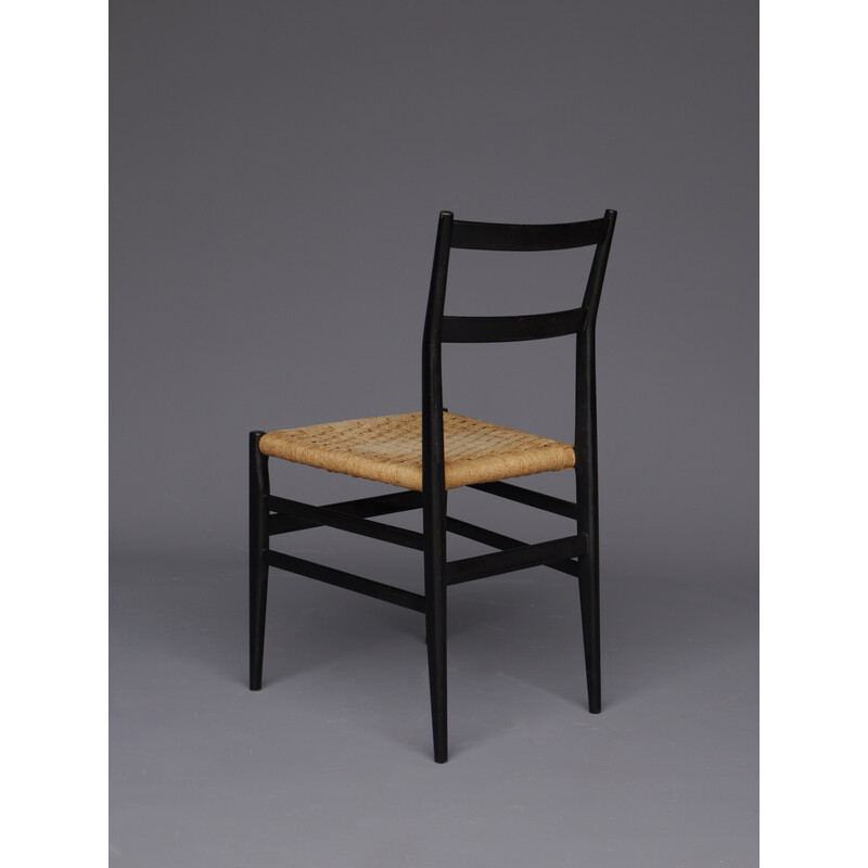 Conjunto de 6 cadeiras 'Leggera' de Gio Ponti para Figli di Amedeo Cassina, 1950s