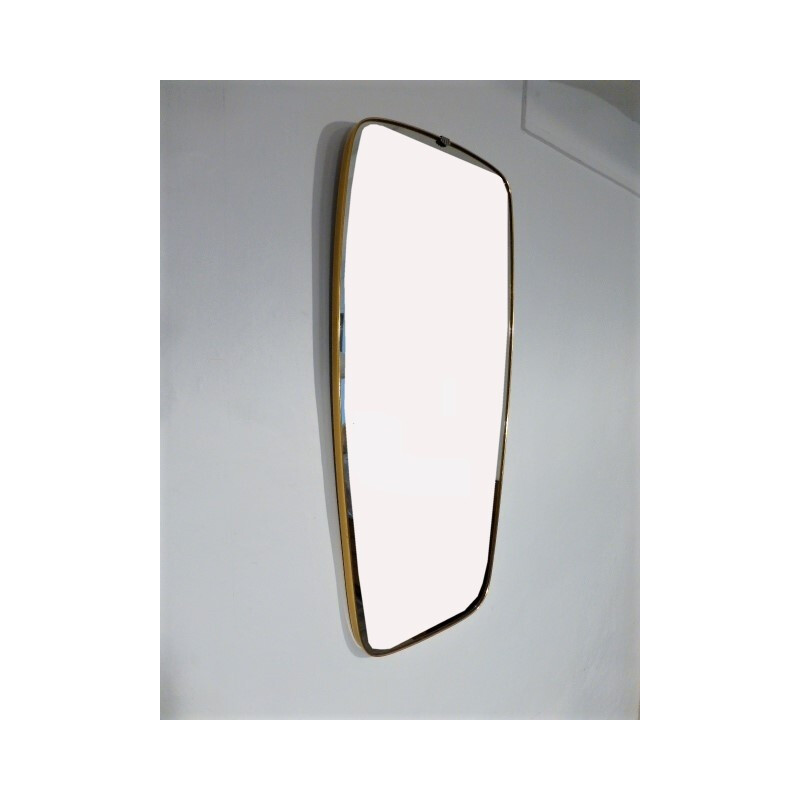 Miroir vintage italien asymétrique - 1960