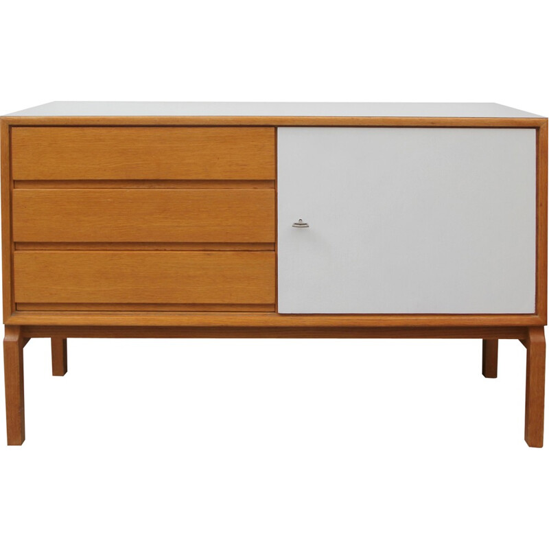 Oakwood and formica sideboard - 1960s