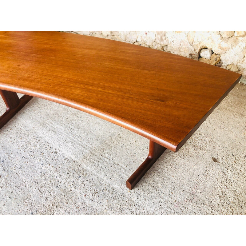 Vintage teak coffee table by Johannes Andersen for Cfc Silkeborg, 1960