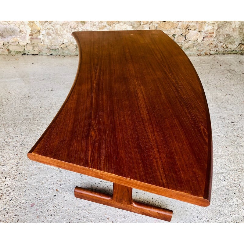 Vintage teak coffee table by Johannes Andersen for Cfc Silkeborg, 1960