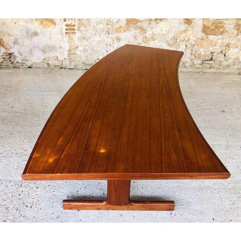 Vintage teak coffee table by Johannes Andersen for Cfc Silkeborg, 1960