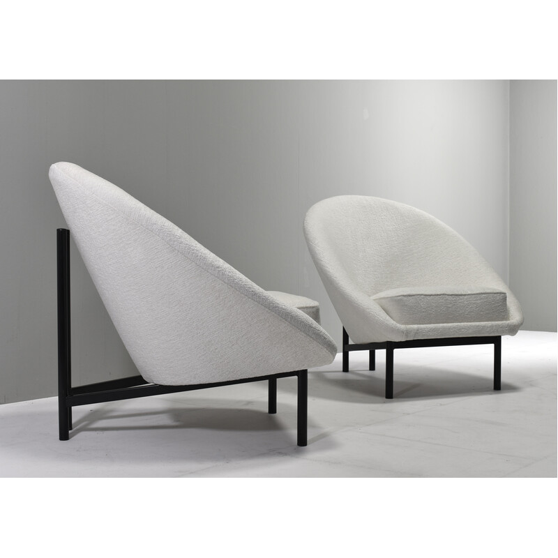 Pair of vintage F115 armchairs by Theo Ruth for Artifort, Netherlands 1958