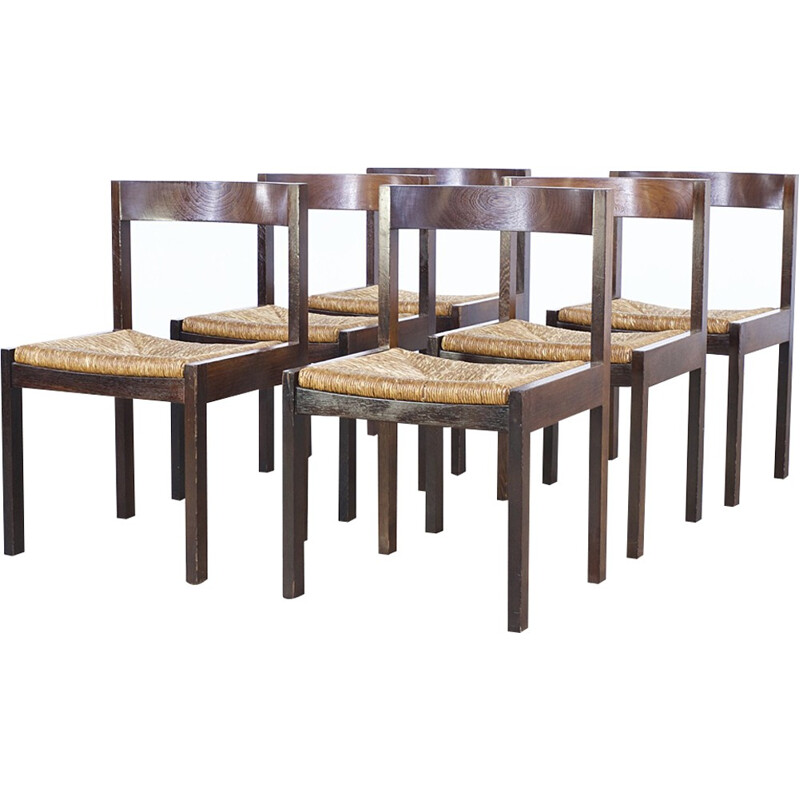 Set of 6 Spectrum dining chairs, Martin Visser - 1960s