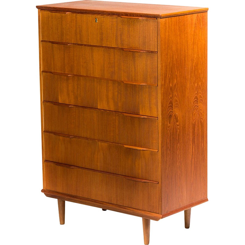 Scandinavian teak chest of drawers - 1960s