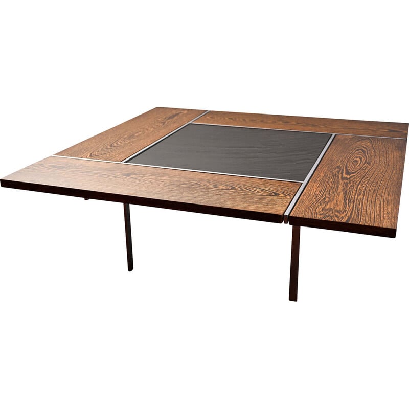 Vintage 750 Bo-ex coffee table in wenge, slate and steel by P. Fabricius & J. Kastholm