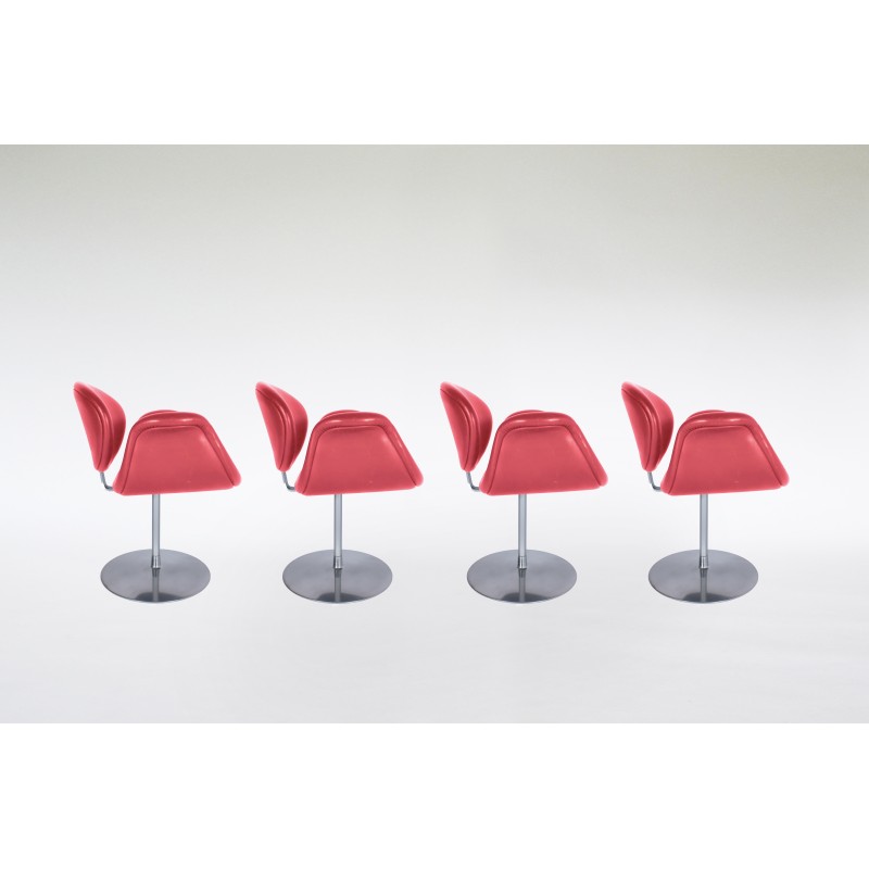 Set of 4 vintage Little Tulip armchairs by Pierre Paulin for Artifort, Netherlands 1980