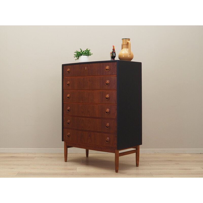 Vintage Danish teak chest of drawers by Kai Kristiansen for Feldballes Møbelfabrik, 1960s