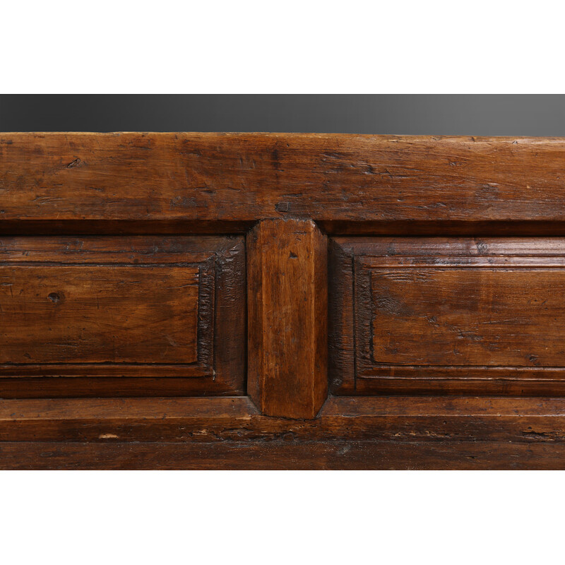 Vintage houten bank, Frankrijk 1800