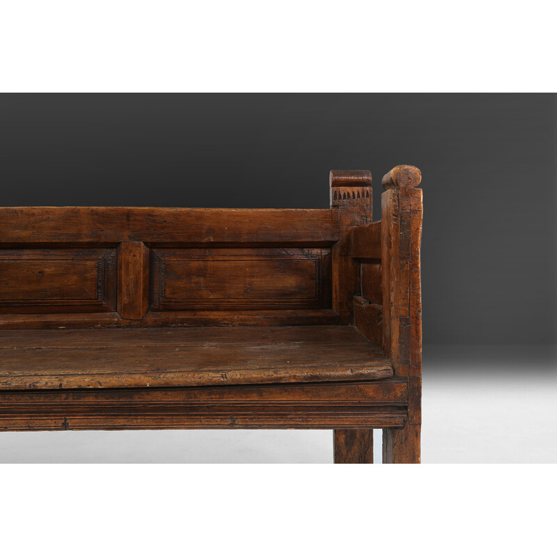 Panchina vintage in legno, Francia 1800
