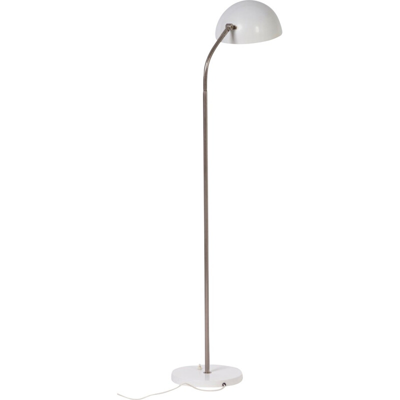 Adjustable white floor lamp made by Hala - 1950s