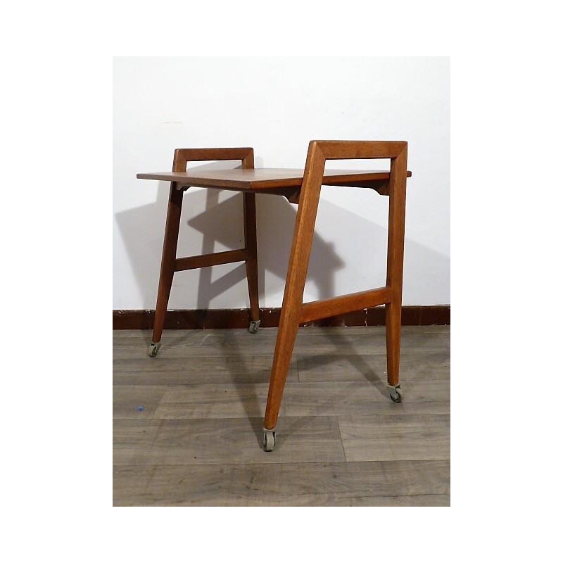 Scandinavian teak serving table - 1960s