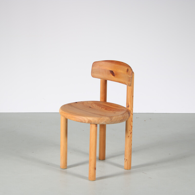 Pair of vintage pinewood chairs by Rainer Daumiller for Hirtshals Sawmill, Denmark 1970s