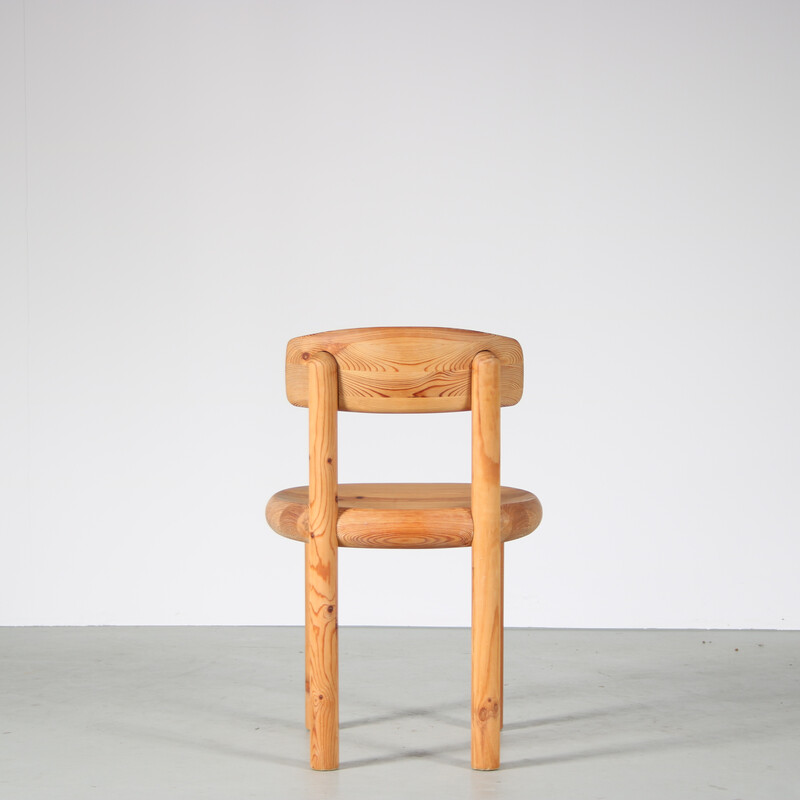 Paar vintage vurenhouten stoelen van Rainer Daumiller voor Hirtshals Houtzagerij, Denemarken 1970