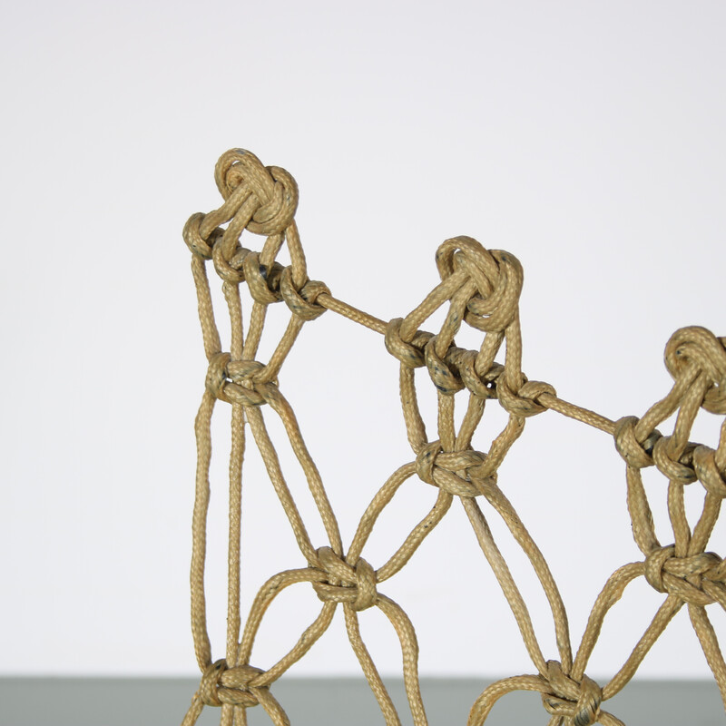 Sillón vintage "Knotted" de cuerda trenzada de Marcel Wander para Droog Design, Países Bajos Años 90