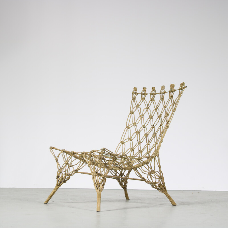 Vintage-Sessel "Knotted" aus geflochtener Kordel von Marcel Wander für Droog Design, Niederlande 1990er Jahre